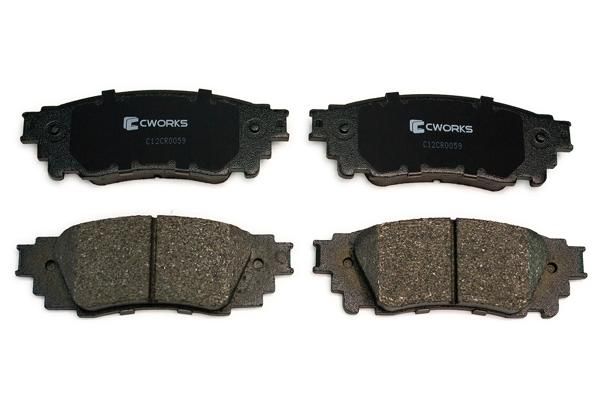 Комплект тормозных колодок, дисковый тормоз CWORKS C12CR0059