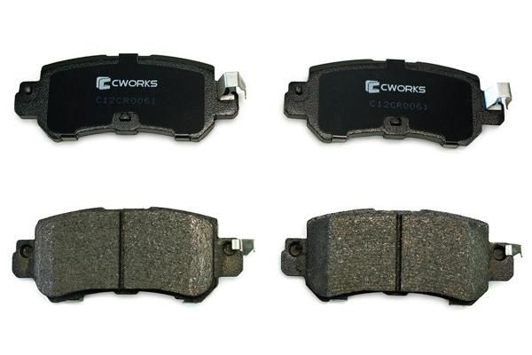 Комплект тормозных колодок, дисковый тормоз CWORKS C12CR0061