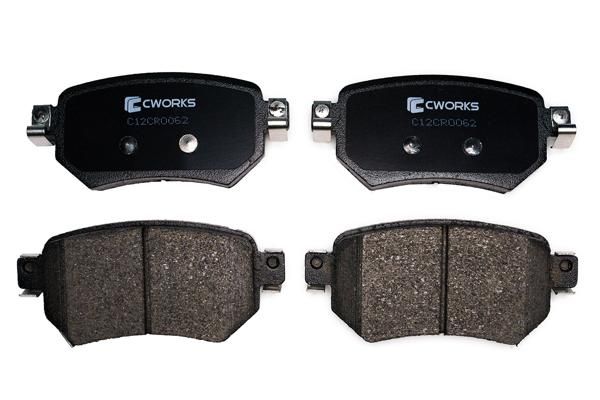 Комплект тормозных колодок, дисковый тормоз CWORKS C12CR0062