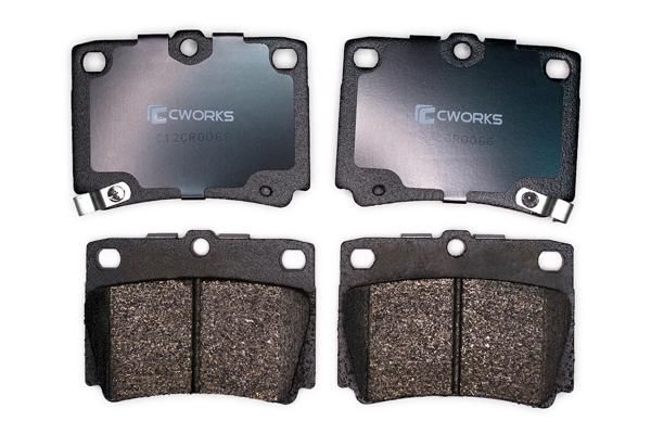 Комплект тормозных колодок, дисковый тормоз CWORKS C12CR0066