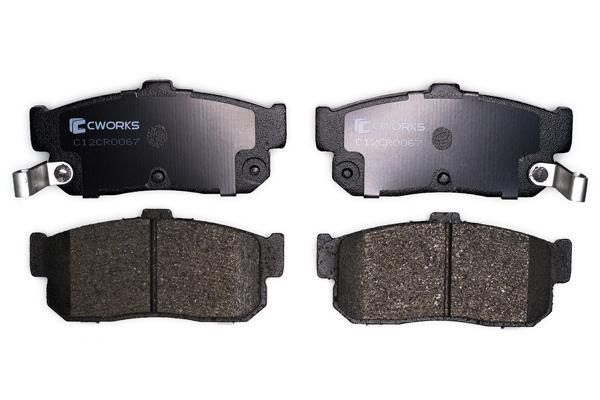 Комплект тормозных колодок, дисковый тормоз CWORKS C12CR0067
