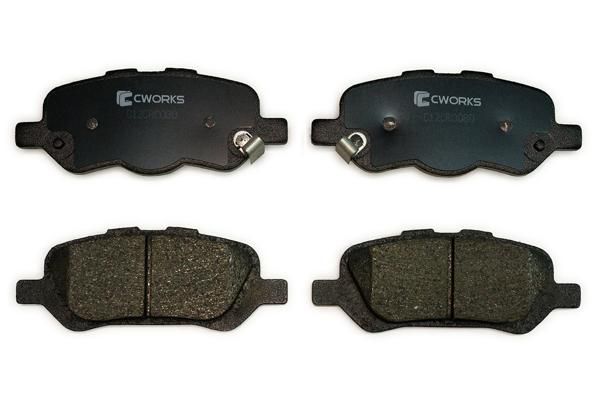 Комплект тормозных колодок, дисковый тормоз CWORKS C12CR0080