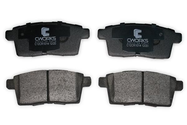 Комплект тормозных колодок, дисковый тормоз CWORKS C12CR1014