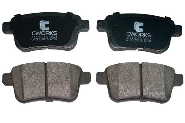 Комплект тормозных колодок, дисковый тормоз CWORKS C12CR1018