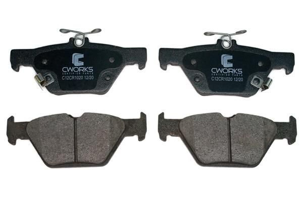 Комплект тормозных колодок, дисковый тормоз CWORKS C12CR1020
