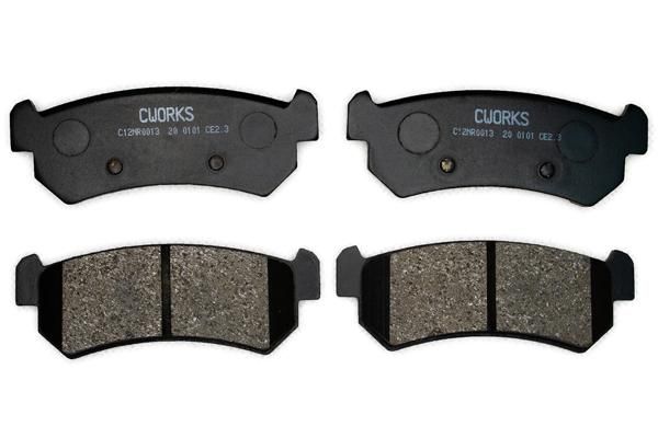 Комплект тормозных колодок, дисковый тормоз CWORKS C12NR0013