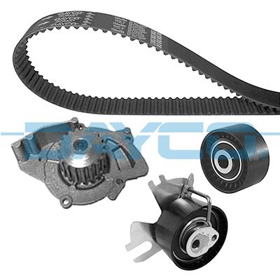 Водяной насос + комплект зубчатого ремня DAYCO KTBWP4550