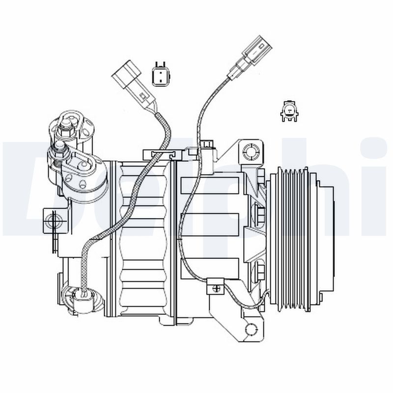 Компрессор, кондиционер DELPHI CS20482