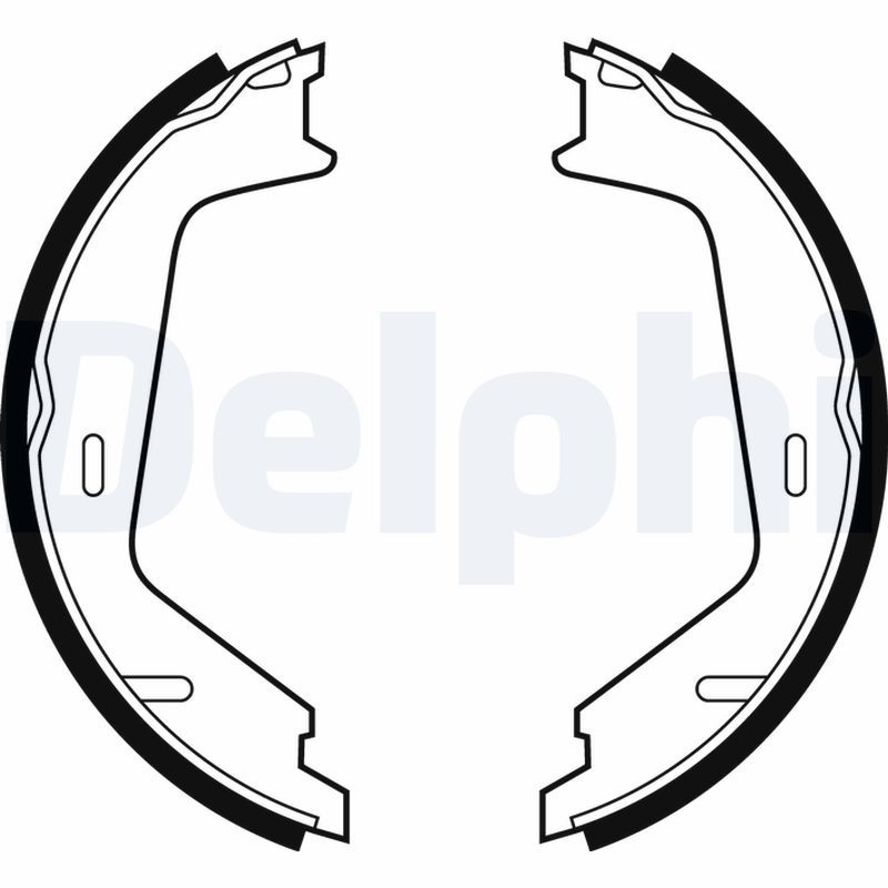 Комплект тормозных колодок DELPHI LS1884