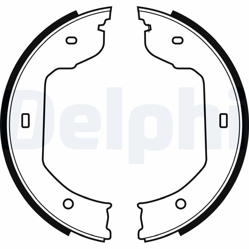 Комплект тормозных колодок DELPHI LS1920