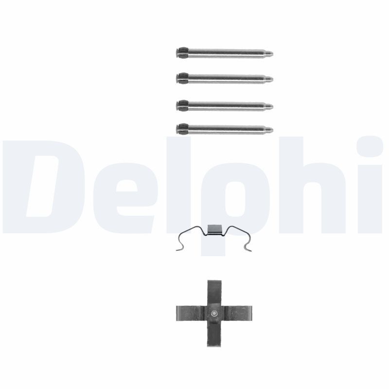 Комплектующие, колодки дискового тормоза DELPHI LX0263