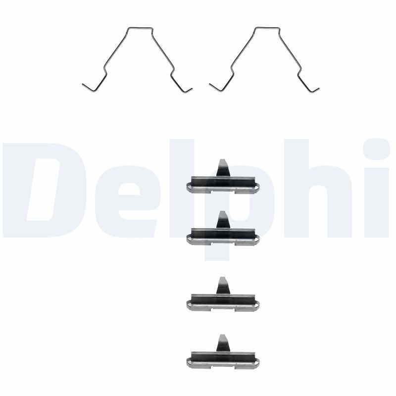 Комплектующие, колодки дискового тормоза DELPHI LX0267