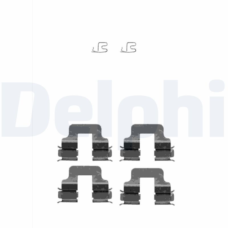 Комплектующие, колодки дискового тормоза DELPHI LX0342