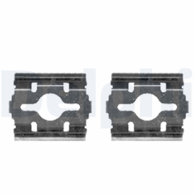 Комплектующие, колодки дискового тормоза DELPHI LX0409