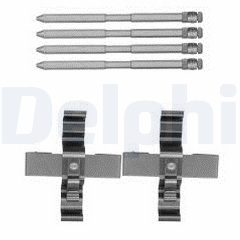 Комплектующие, колодки дискового тормоза DELPHI LX0569