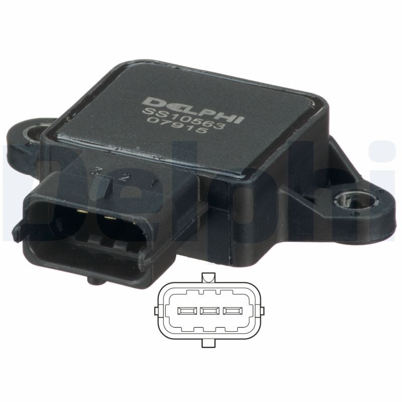 Датчик, положение дроссельной заслонки DELPHI SS1056312B1