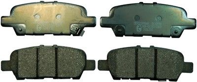 Комплект тормозных колодок, дисковый тормоз DENCKERMAN B110998