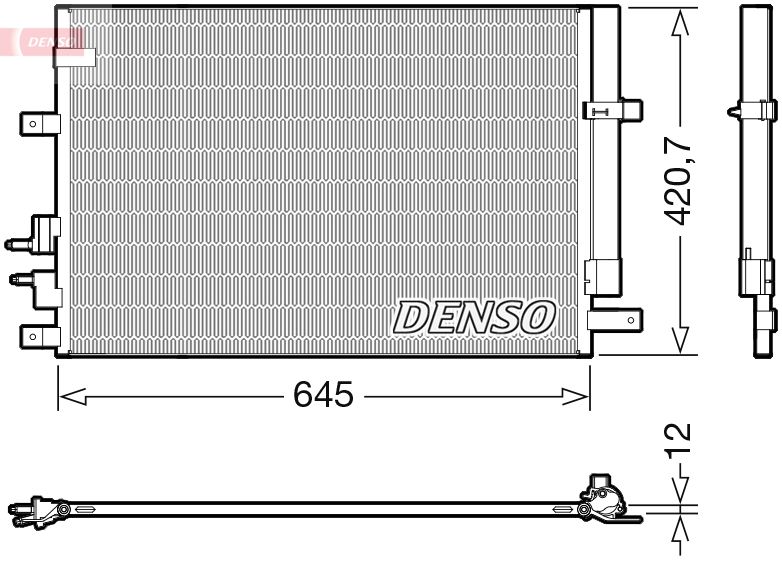 Конденсатор, кондиционер DENSO DCN01024