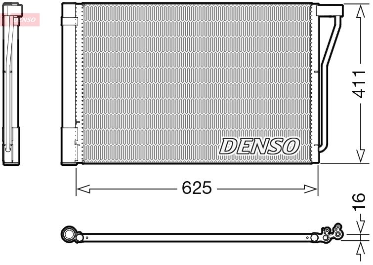 Конденсатор, кондиционер DENSO DCN05022