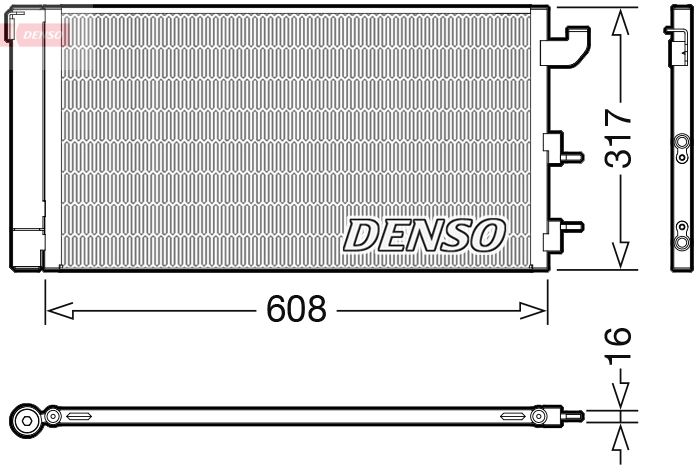 Конденсатор, кондиционер DENSO DCN09144