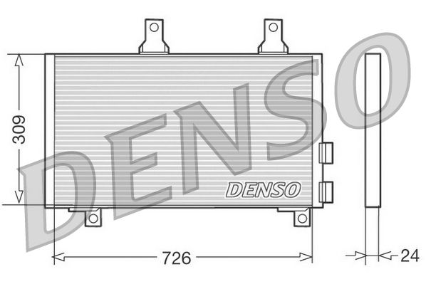 Конденсатор, кондиционер DENSO DCN11003