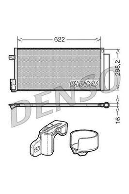 Конденсатор, кондиционер DENSO DCN13110