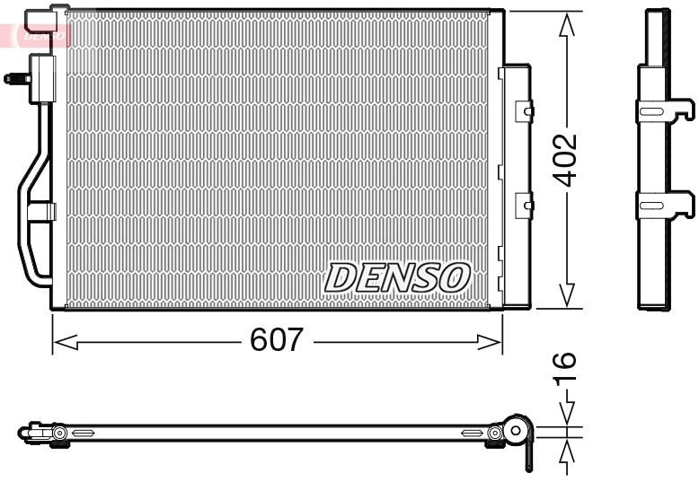 Конденсатор, кондиционер DENSO DCN15008
