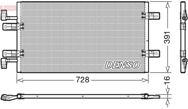 Конденсатор, кондиционер DENSO DCN20019
