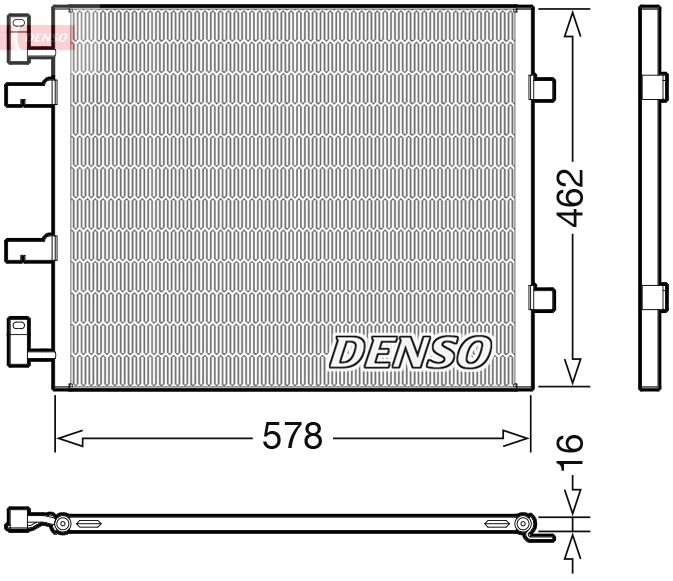 Конденсатор, кондиционер DENSO DCN20041