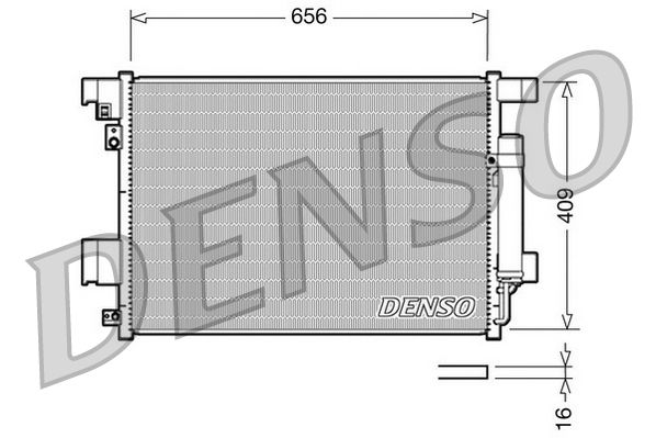 Конденсатор, кондиционер DENSO DCN21001