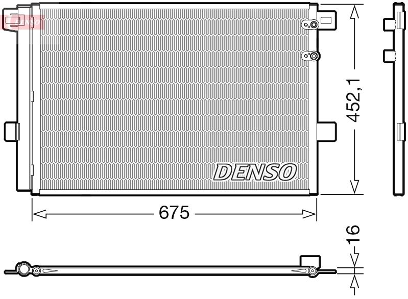 Конденсатор, кондиционер DENSO DCN32065