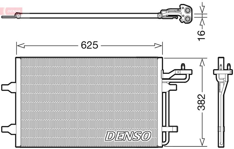 Конденсатор, кондиционер DENSO DCN33009