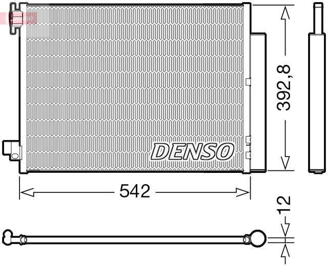 Конденсатор, кондиционер DENSO DCN37004