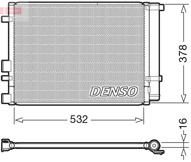 Конденсатор, кондиционер DENSO DCN41006
