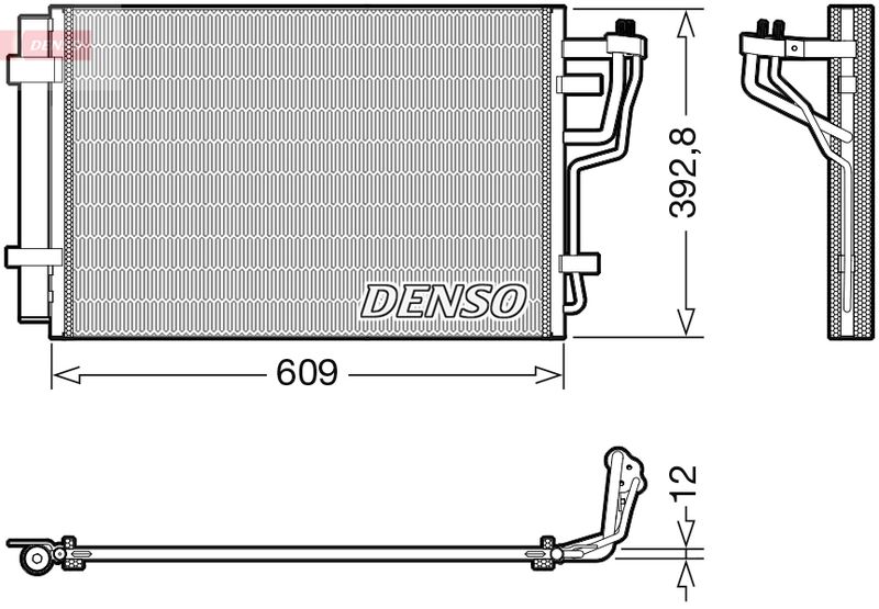 Конденсатор, кондиционер DENSO DCN41013