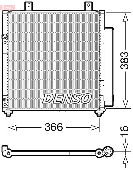 Конденсатор, кондиционер DENSO DCN45007