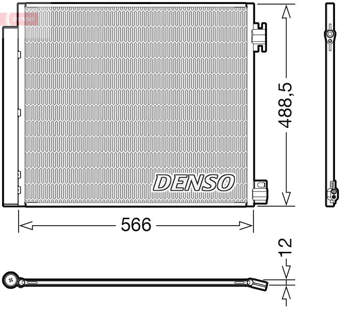 Конденсатор, кондиционер DENSO DCN46026