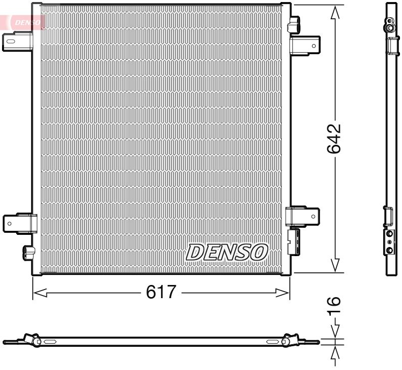 Конденсатор, кондиционер DENSO DCN46027