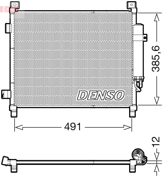 Конденсатор, кондиционер DENSO DCN46031