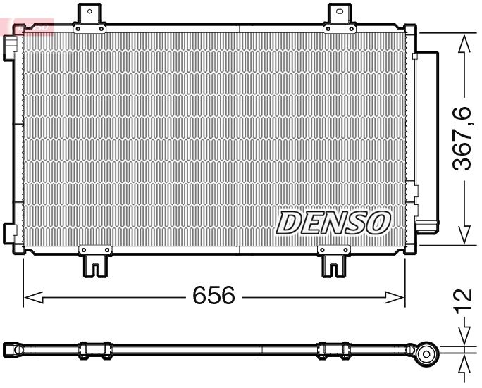 Конденсатор, кондиционер DENSO DCN47009
