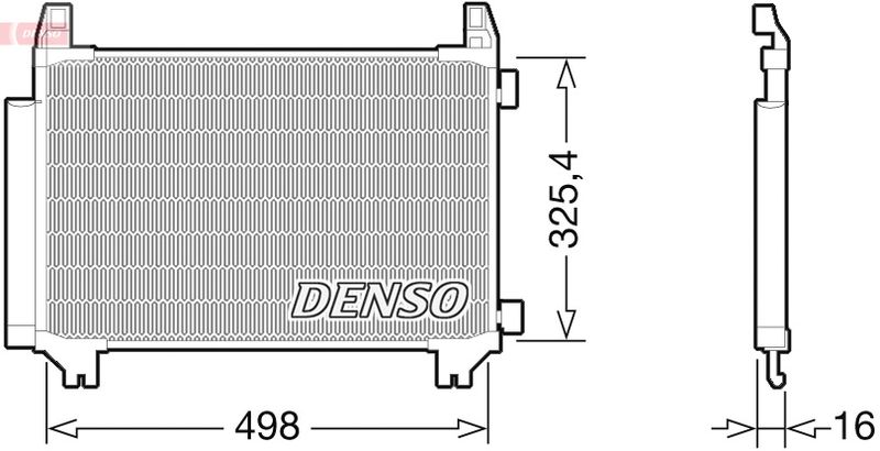 Конденсатор, кондиционер DENSO DCN50028