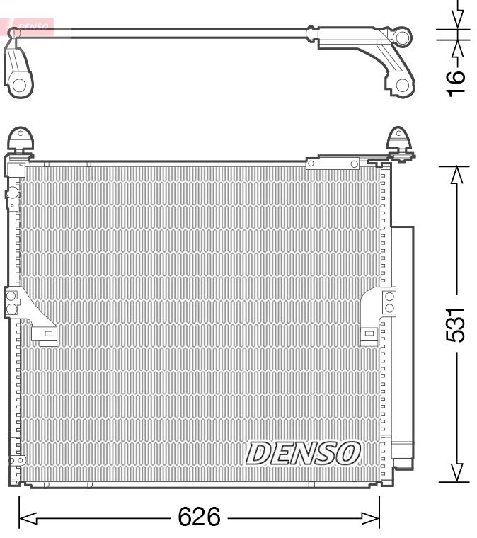 Конденсатор, кондиционер DENSO DCN50038