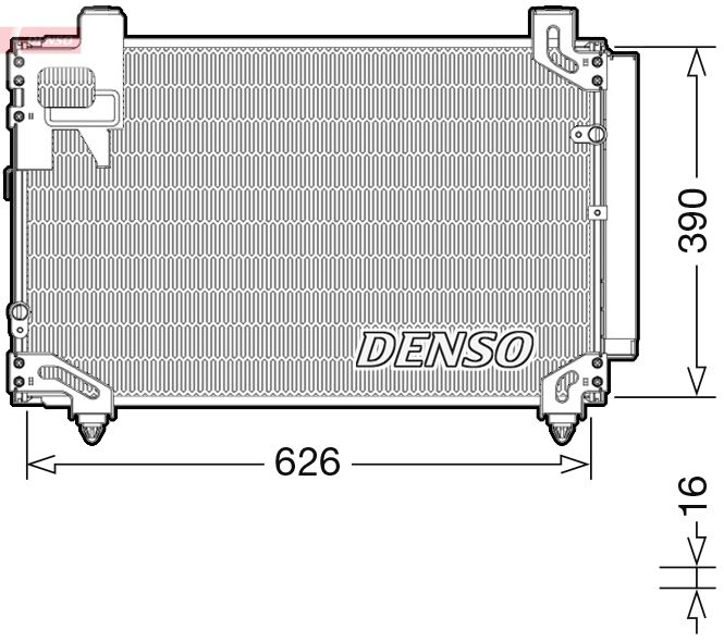 Конденсатор, кондиционер DENSO DCN50044