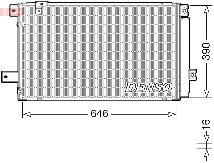 Конденсатор, кондиционер DENSO DCN50049
