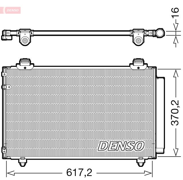 Конденсатор, кондиционер DENSO DCN50112