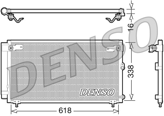 Конденсатор, кондиционер DENSO DCN51006