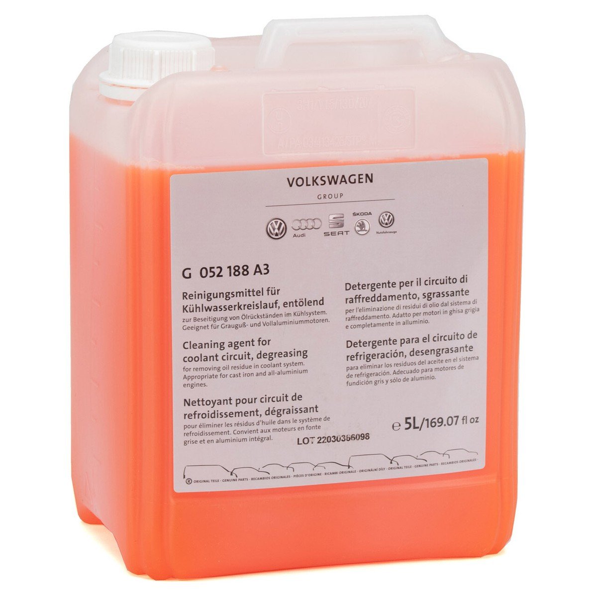 промывка системы
 VAG G052188A3