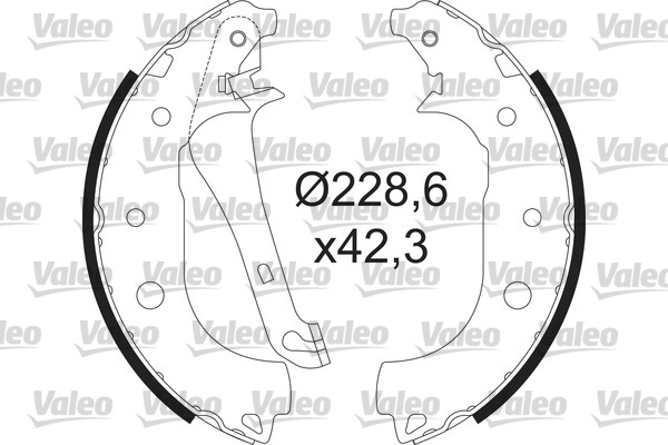 Колодки тормозные VALEO 564207