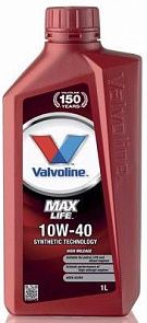 VALVOLINE Maxlife 10W-40 1 л. Valvoline 872295