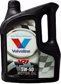 VALVOLINE VR1 Racing 5W-50 4 л. Valvoline 873434